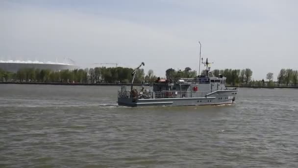 Rostov Sur Don Russie Mai 2018 Navire Guerre Qui Est — Video