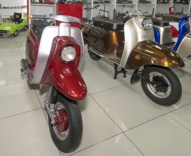 Tula motor scooterları- Ussr Efsanesi Müzesi 'nde