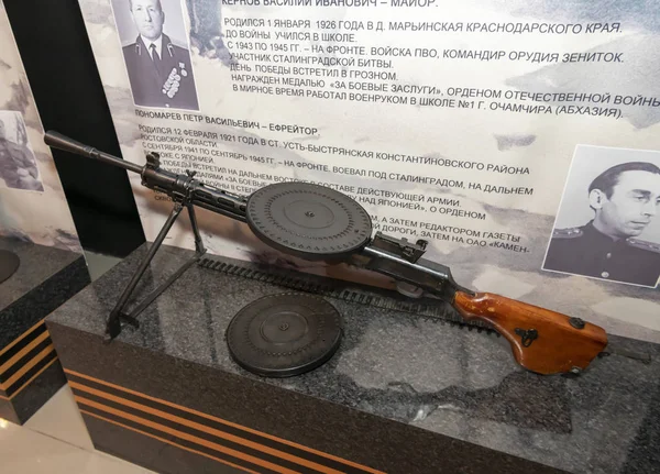 Dp(Degtyarev歩兵)-機関銃、 Va Degtyarevによって開発. — ストック写真