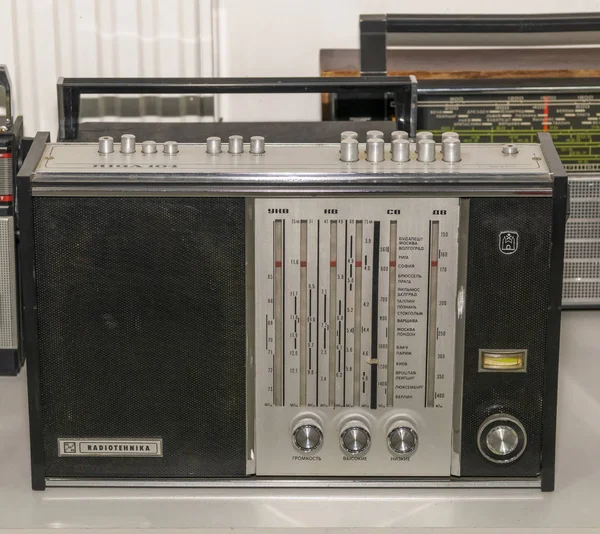 Viselhető rádiók a múlt század végén készült a — Stock Fotó