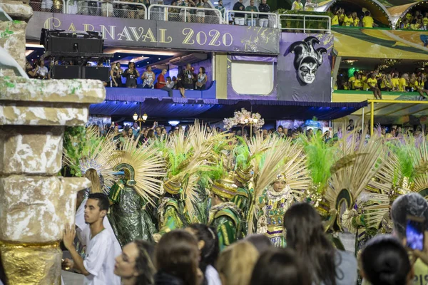 Rio Janeiro Brésil Février 2020 Samba Parade Carnaval Des Champions — Photo