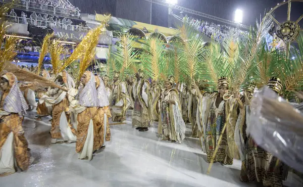 Rio Janeiro Brésil Février 2020 Samba Parade Carnaval Des Champions — Photo