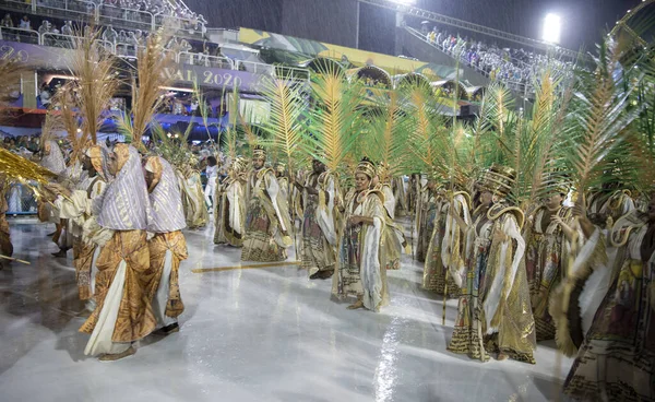 Rio Janeiro Brasil Fevereiro 2020 Parada Samba Desfile Dos Campeões — Fotografia de Stock