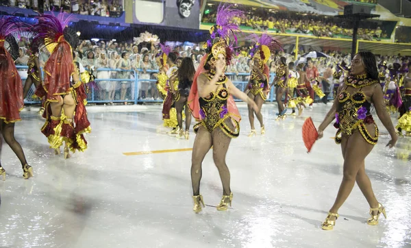 Río Janeiro Brasil Febrero 2020 Desfile Samba Desfile Campeones Carnaval — Foto de Stock