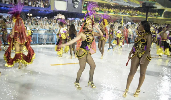 Ρίο Ντε Τζανέιρο Βραζιλία Φεβρουαρίου 2020 Παρέλαση Samba Στο 2020 — Φωτογραφία Αρχείου