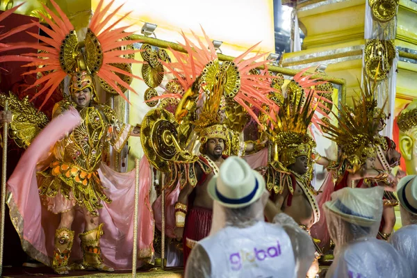 Rio Janeiro Brasil February 2020 Samba Parade 2020 Carnival Champions — 스톡 사진