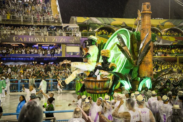 Rio Janeiro Brésil Février 2020 Samba Parade Carnaval 2020 Champions — Photo