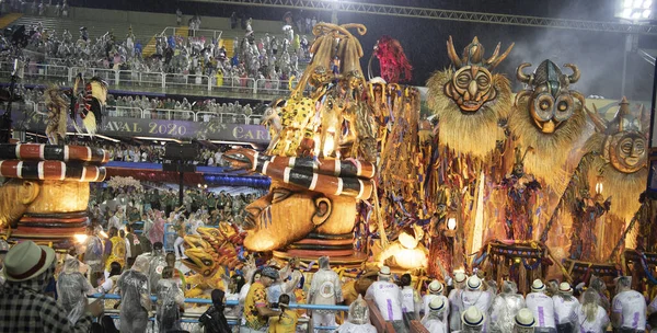Rio Janeiro Brasil February 2020 Samba Parade 2020 Carnival Champions — 스톡 사진