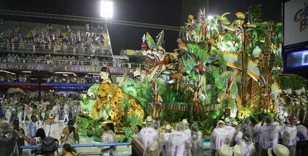 Río Janeiro Brasil Febrero 2020 Desfile Samba Carnaval 2020 Desfile — Foto de Stock