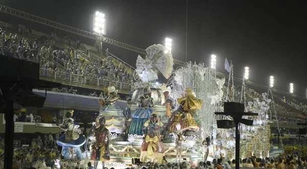 Rio Janeiro Brésil Février 2020 Samba Parade Carnaval 2020 Champions — Photo