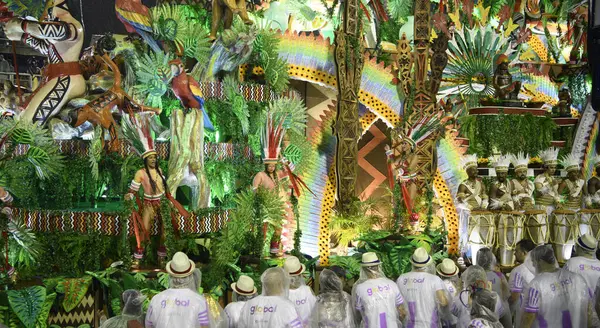 Rio Janeiro Brasil February 2020 Samba Parade 2020 Carnival Champions — Stockfoto
