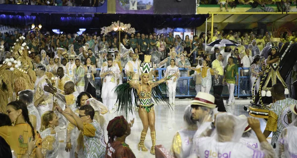 Rio Janeiro Brasil Fevereiro 2020 Parada Samba Carnaval 2020 Parada — Fotografia de Stock
