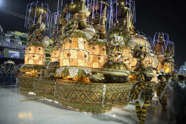 Rio Janeiro Brésil Février 2020 Samba Parade Carnaval 2020 Champions — Photo