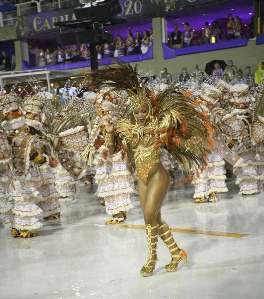 Rio Janeiro Brasil February 2020 Samba Parade 2020 Carnival Champions — стокове фото