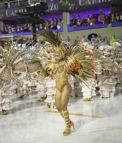 Río Janeiro Brasil Febrero 2020 Desfile Samba Carnaval 2020 Desfile — Foto de Stock