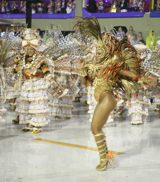 Rio Janeiro Brasil February 2020 Samba Parade 2020 Carnival Champions — Zdjęcie stockowe