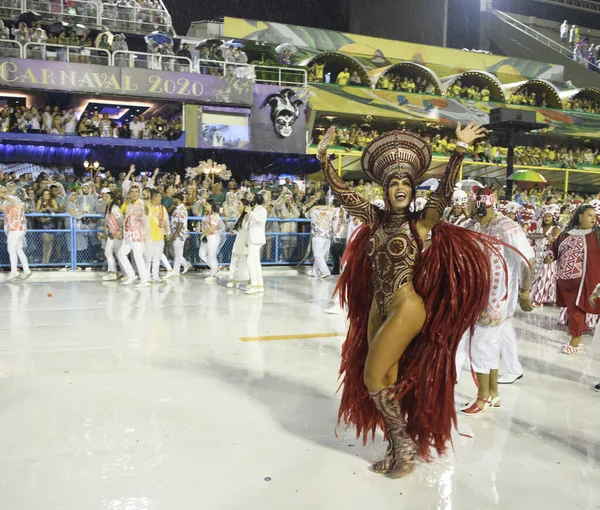 Рио Жанейро Бразилия Февраля 2020 Года Парад Самбы Карнавале 2020 — стоковое фото