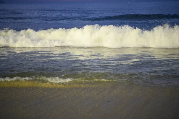 Ανατολή Ηλίου Στην Παραλία Της Copacabana Rio Janeiro Μάρτιος 2020 — Φωτογραφία Αρχείου