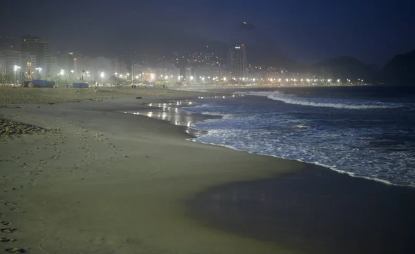 Alba Sulla Spiaggia Copacabana Rio Janeiro Marzo 2020 — Foto Stock