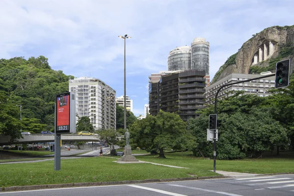 Rio Janeiro Brasil Лютого 2020 Rodrigo Freitas Lagoon Авеню Енріке — стокове фото