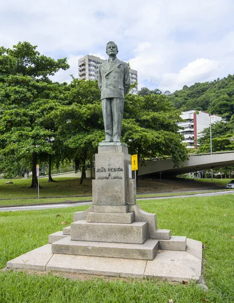 Rio Janeiro Brasil Fevereiro 2020 Lagoa Rodrigo Freitas Avenida Epitacio — Fotografia de Stock