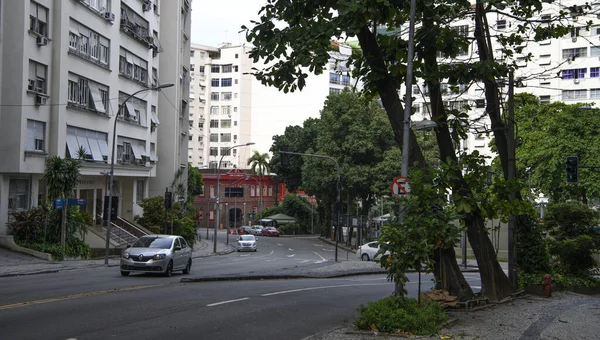 Río Janeiro Brasil Febrero 2020 Laguna Rodrigo Freitas Avenida Henrique — Foto de Stock