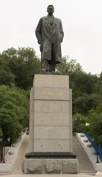 Rostov Don Rusland Juli 2014 Monument Voor Maxim Gorky Rostov — Stockfoto