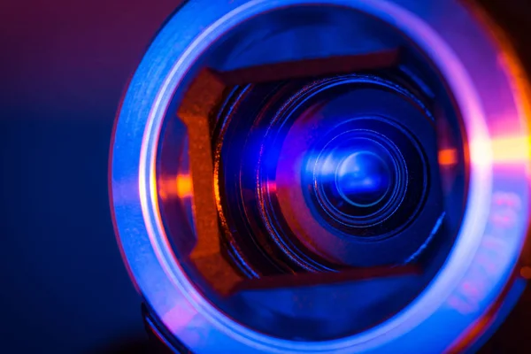 Video Camera Lens Close — Stockfoto
