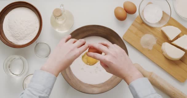 Cocinar khachapuri en Ajarian receta completa 4K — Vídeo de stock