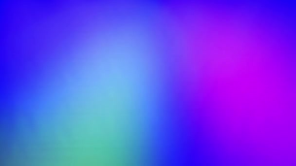 Fase luce gradiente iridescente sotto forma di fiori — Video Stock