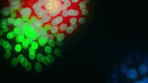 Сценический светодиодный градиент в виде бликов . — стоковое видео
