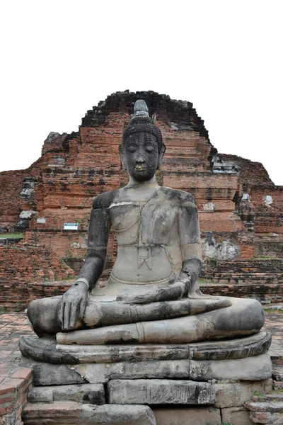 Mais perto do parque histórico de Ayutthaya. Um património mundial da UNESCO fil — Fotografia de Stock