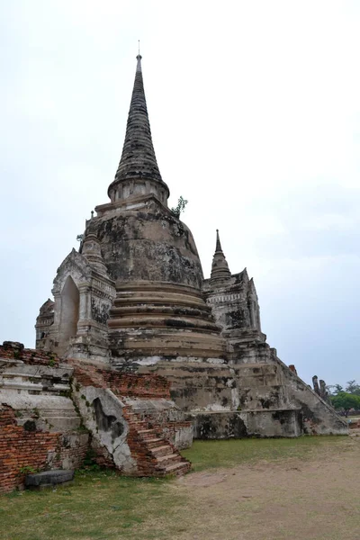 Πιο κοντά στο Ayutthaya ιστορικό πάρκο. Ένα ΟΥΝΕΣΚΟ παγκόσμιας κληρονομιάς fil — Φωτογραφία Αρχείου