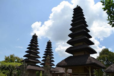 ('Pura Taman Ayun' olarak adlandırılır) Hindu tapınakları Bali, Indone çevresinde