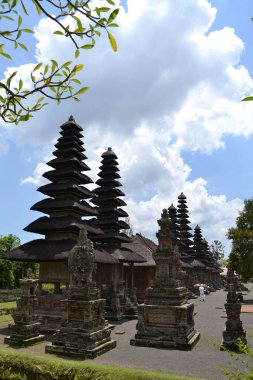('Pura Taman Ayun' olarak adlandırılır) Hindu tapınakları Bali, Indone çevresinde