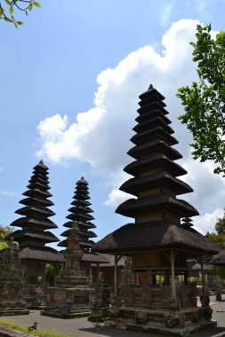 ('Pura Taman Ayun' olarak adlandırılır) Hindu tapınakları Bali, Indone çevresinde