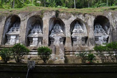 ('Pura Gunung Kawi' olarak adlandırılır) Hindu tapınakları Bali, Indon çevresinde