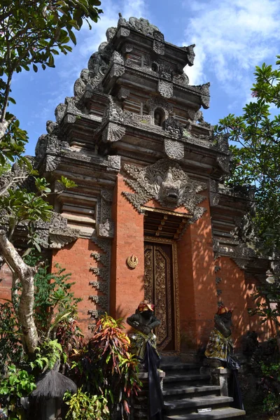 Os templos hindus (chamados de pura) em torno de Bali, Indonésia. Designação — Fotografia de Stock