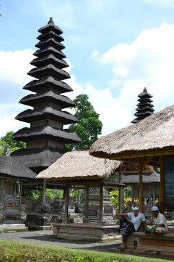('Pura Taman Ayun' olarak adlandırılır) Hindu tapınakları Bali, Indone çevresinde