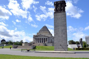 Kapatmak-e doğru anma Tapınak, Melbourne bir savaş anıtı