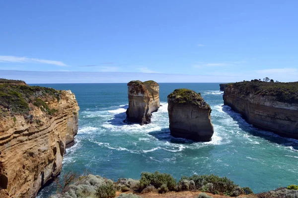 Förmodligen den mest kända sightseeing plats i Melbourne, Australi — Stockfoto