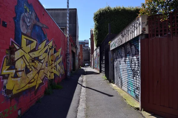 Graffiti y murales en Melbourne, Victoria - Australia — Foto de Stock
