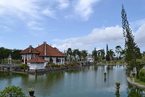 A vízi palota komplex Karangasem, Bali, Indonézia — Stock Fotó