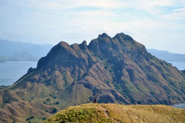 Wefie em Padar Island (Indonésia) ) — Fotografia de Stock