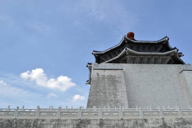 Chiang Kai Sek Memorial Hall Taipei, Tayvan (yan görünüm)