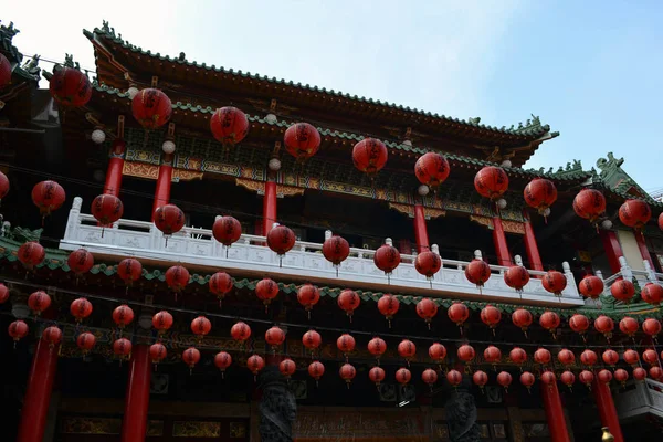 O templo chinês em Kaohsiung — Fotografia de Stock