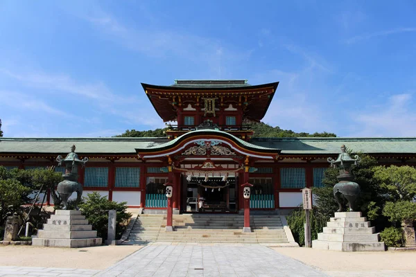 Λίγο πιο κοντά για να Hofu Tenmangu ναός στην Yamaguchi — Φωτογραφία Αρχείου