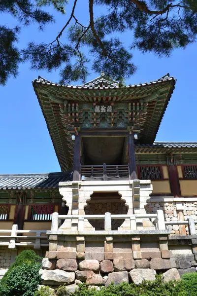 Fora de Bulguksa, na Coreia. Pic foi tirada em agosto de 2017 . — Fotografia de Stock