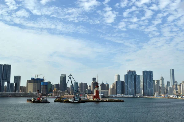 Çin'deki geniş geliştirme sonucu. Burası Dalian şehir, 