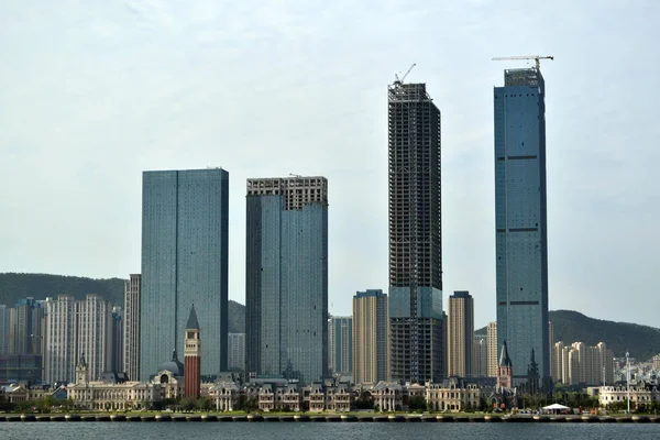 Çin'deki geniş geliştirme sonucu. Burası Dalian şehir, 